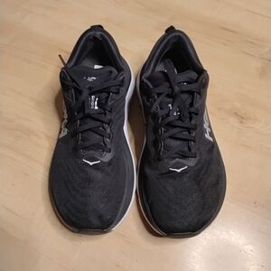 Hoka One One Gaviota 5 Wide Men's Black Running Shoes Sz 10.5 2E 1134234BWHT